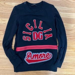 Dolce&Gabbana made in Italy sweatshirt size XS. Sicilia DG Amore